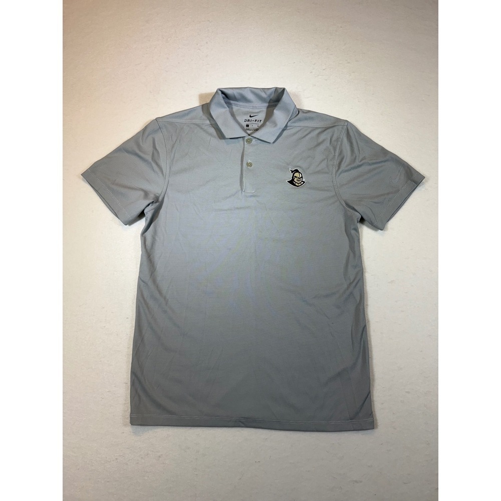 Nike Dri-FIT Polo Shirt Men's Small UCF Knights Golf Athletic Gray